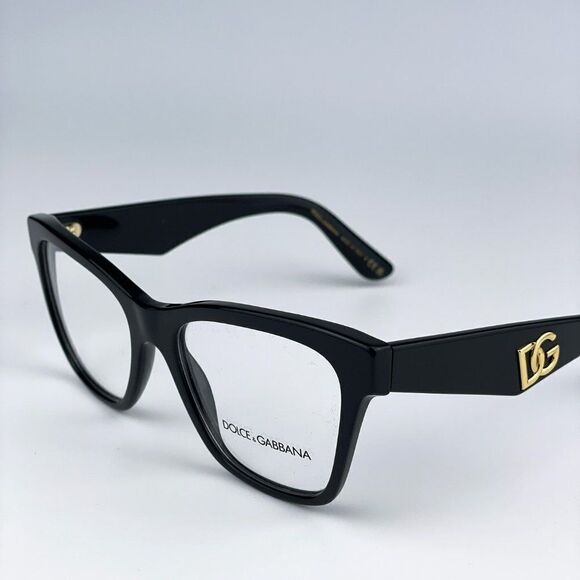 NEW D&G DG3374 501 Black Square Women Eyeglasses - Picture 6 of 9